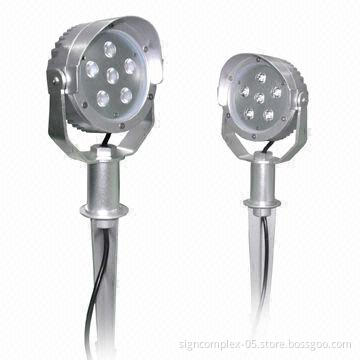 IP66 LED Garden Light with 6 Pieces 3W Edison LEDs and 12 to 24 and 100 to 240V AC Input Voltages